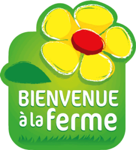 Logo de Bienvenue à la Ferme, organisation à laquelle appartient la Ferme de Pontaly