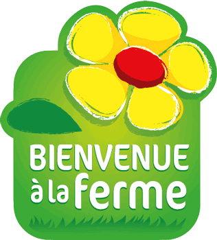Logo du label Bienvenue à la ferme, obtenu par la Ferme de Pontaly pour ses activités agritouristiques