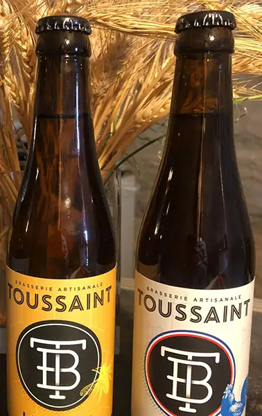 Bière de la Brasserie Toussaint, produite à Noisy-le-Roi